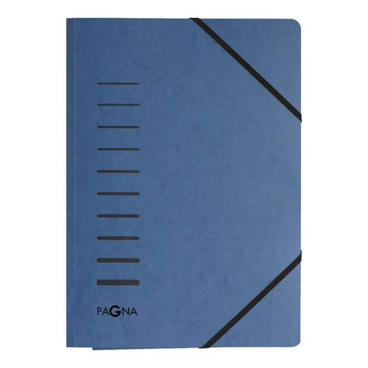 Premium Manila Folder A4 with Elastic Fastener - Blue | UAE Office Supplies