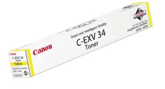 Canon C-EXV 34 Yellow Toner Cartridge UAE | Dubai Abu Dhabi Sharjah Delivery