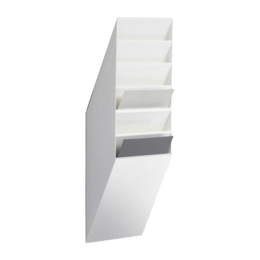 Durable FLEXIBOX 6 A4 Wall Mounted Brochure Holder - Premium Office Display Solution UAE