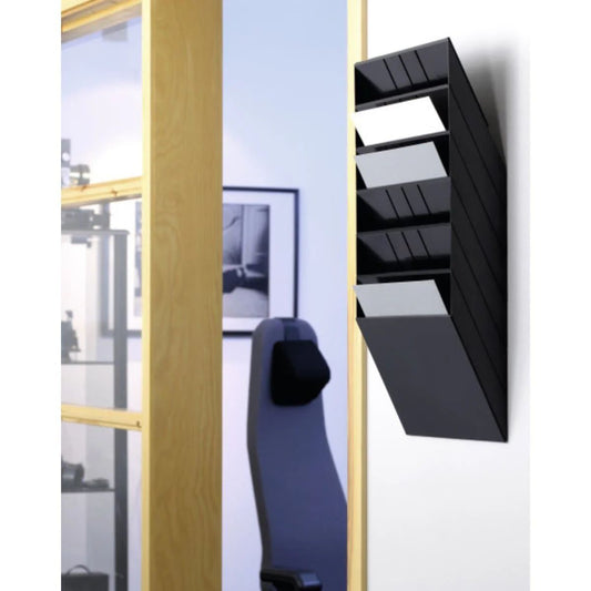 Durable FLEXIBOX 6 A4 Wall Mounted Brochure Holder - Premium Office Display Solution UAE
