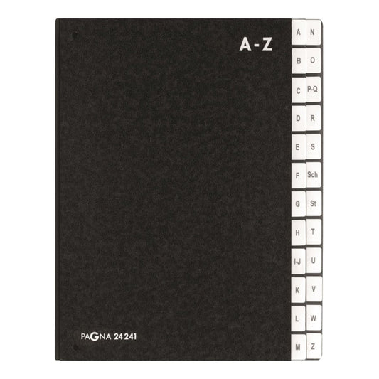 Pagna Filing Book A-Z Black - Premium Office Organizer UAE | Dubai Abu Dhabi Sharjah