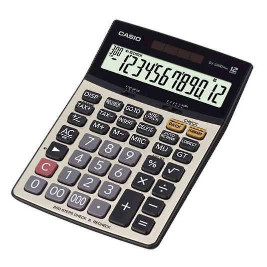 Casio DJ-220D Plus Calculator - Professional Desktop Calculator UAE | Dubai Abu Dhabi Sharjah