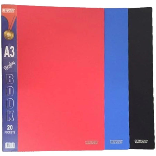Partner Clear Book A3 20 Pockets UAE | Document Organizer Dubai Abu Dhabi Sharjah