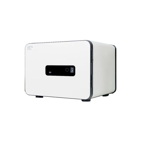 Eagle METACEL MC-020PR Fire-Resistant Safe – White, Digital + Fingerprint Lock System