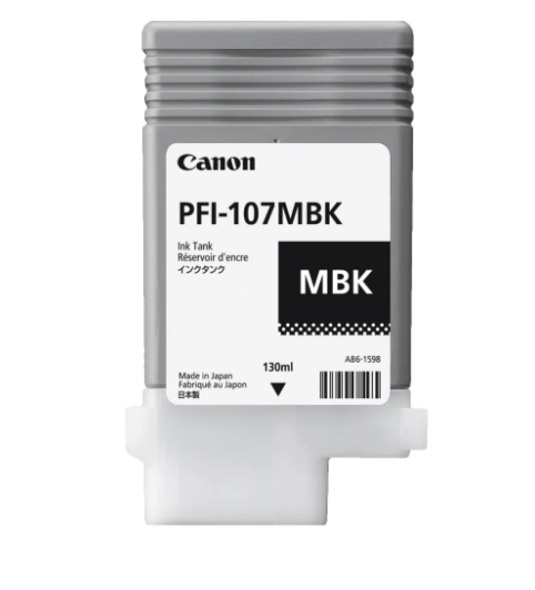 Canon PFI-107MBK Matte Black Ink Tank 130ml - UAE Wide Delivery | Dubai Abu Dhabi Sharjah