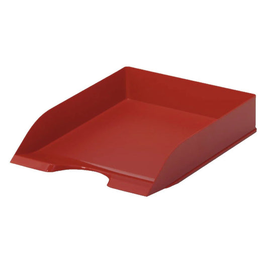 Durable Document Tray BASIC Red - Premium Office Organizer UAE | Dubai Abu Dhabi Sharjah