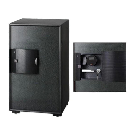 Eagle EGE-100 Fire-Resistant Safe – Black, Digital, Key & Fingerprint Lock System