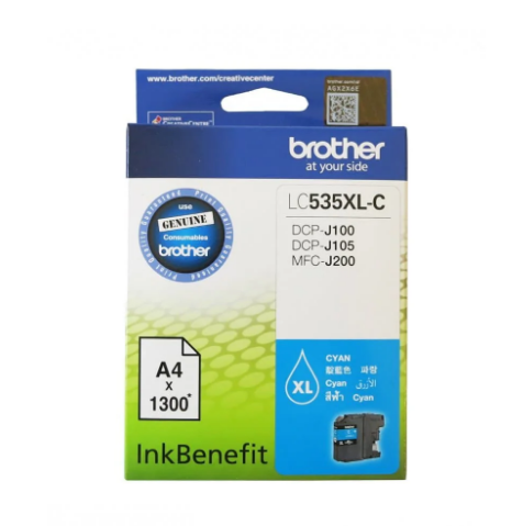 Brother LC535XL Cyan Ink Cartridge LC535XLC | UAE Delivery to Dubai, Abu Dhabi & All Emirates
