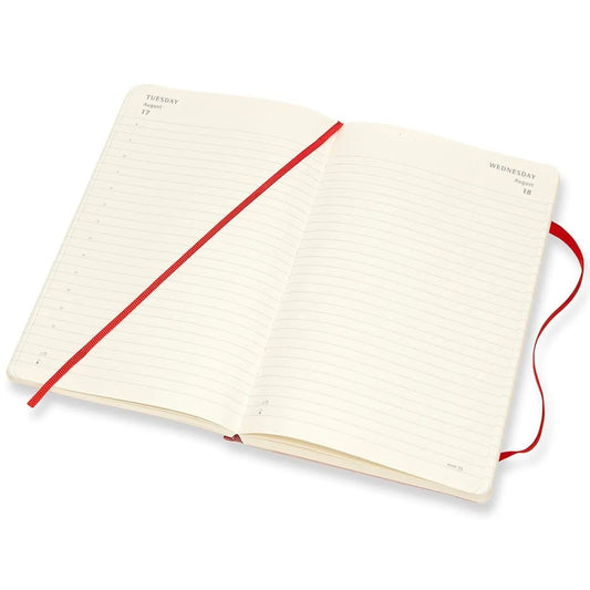 MOLESKINE 2025 Daily Diary Planner A5 UAE | Dubai Abu Dhabi Sharjah Delivery | Scarlet Red Softcover