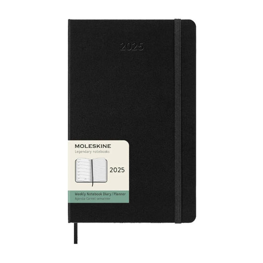 MOLESKINE 2025 Weekly Planner Dubai Abu Dhabi UAE - A5 Softcover Black Diary Notebook