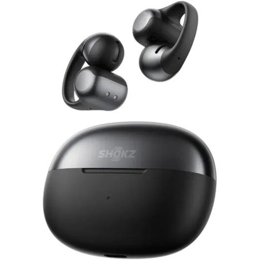 Shokz OpenDots True Wireless Open-Ear Earbuds UAE | Dubai, Abu Dhabi, Sharjah, Ajman, Fujairah, Ras Al Khaimah & Umm Al Quwain Black