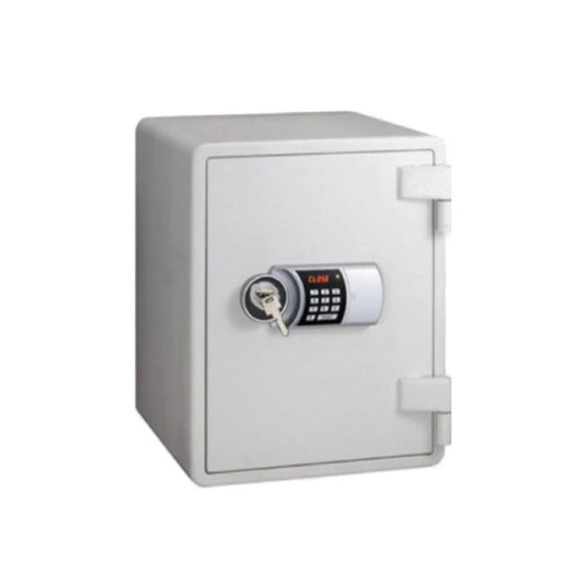 Eagle YES-031DK Fire-Resistant Safe – White, Digital + Key Lock System