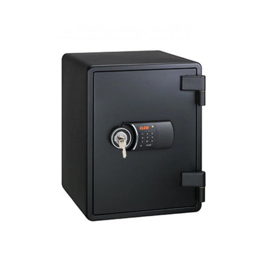 Eagle YES-031DK Fire-Resistant Safe – Black, Digital + Key Lock System