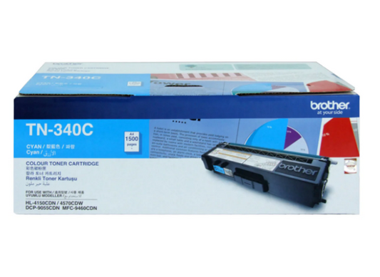 Brother TN-340C Cyan Toner Cartridge - UAE Wide Delivery | Dubai Abu Dhabi Sharjah