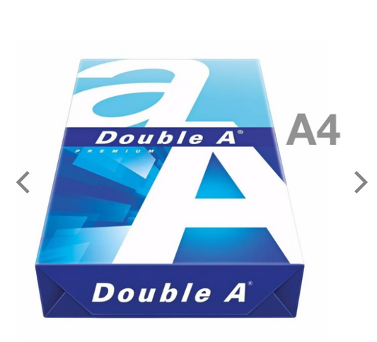 Double A Premium Paper A4, 80gsm, 500sheets/ream, White