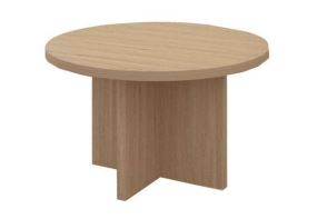 INFINI HOMES Round Table UAE - Model BX015-RT-120 Oak 120x75cm Dubai Abu Dhabi Sharjah