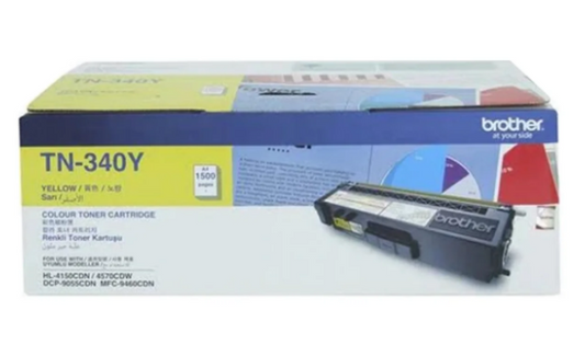 Brother TN-340Y Yellow Toner Cartridge - UAE Wide Delivery | Dubai Abu Dhabi Sharjah
