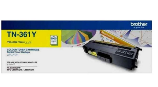 Brother TN-361Y Yellow Toner Cartridge - UAE Wide Delivery | Dubai Abu Dhabi Sharjah