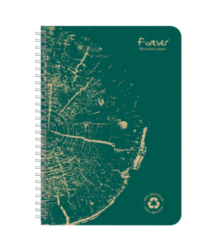 Premium Recycled Spiral Notebook A5 | UAE Delivery to Dubai, Abu Dhabi & All Emirates