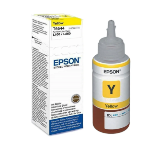 Epson T6644 Yellow Ink Bottle - Original Genuine Cartridge UAE | Dubai Abu Dhabi Sharjah
