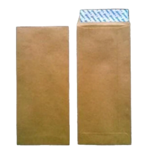 SAIF Brown Envelopes 229x102mm (9x4 inches) 80gsm - Premium Office Supplies UAE | Dubai Abu Dhabi Sharjah