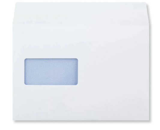 Premium Hispapel C5 Envelopes with Window - UAE Wide Delivery | 162x229mm Office Supplies Dubai