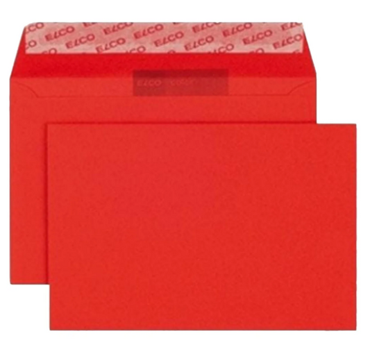 Elco Color Envelope C4 Red - Premium Office Stationery UAE | Dubai Abu Dhabi Sharjah