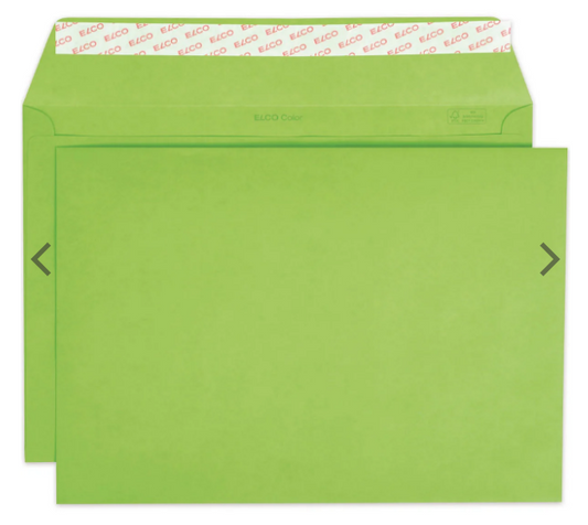 Elco Color Envelope C4 Green - Premium Office Supplies UAE | Dubai Abu Dhabi Sharjah