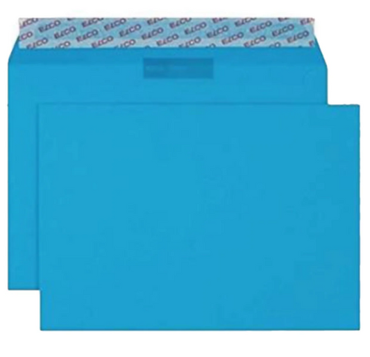 Elco Color Envelope C4 Blue - Premium Office Supplies UAE | Dubai Abu Dhabi Sharjah