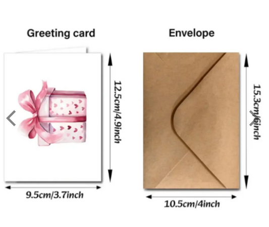 Valentine's Day Greeting Cards UAE | Premium Quality with Envelope 125x95mm | Dubai Abu Dhabi Sharjah Delivery