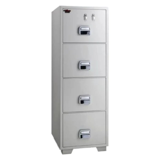 Eagle SF-680-4TKX Fire-Resistant Filing Cabinet – 4 Drawers, Dual Key Lock System
