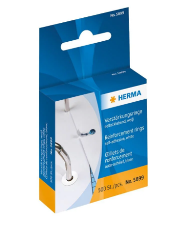 Herma Self Adhesive Reinforcement Rings 12mm | UAE Wide Delivery Dubai Abu Dhabi Sharjah