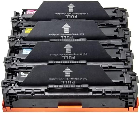 HP 207A Toner Cartridge Set - Compatible W2210A W2211A W2212A W2213A for HP LaserJet Pro M255dw M282dn M283fdw - UAE