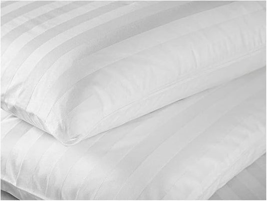 INFINI HOMES 50 X 75 Striped Cotton Pillow Covers - Premium Hotel Quality UAE