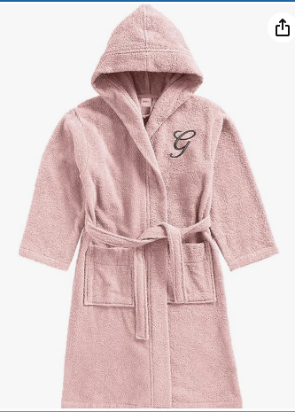 Kids Bathrobe UAE - INFINI HOMES Daffodil Premium Hooded Terry Cotton Robe for Children | Dubai