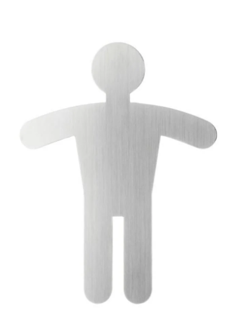 Durable WC Symbol MEN Sign 120x90mm - UAE Office Supplies Dubai Abu Dhabi