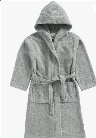 INFINI HOMES Premium Kids Hooded Bathrobe - 100% Terry Cotton Bathrobes for Boys & Girls UAE