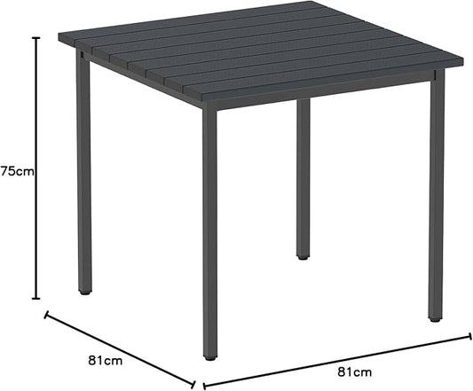 Premium Wood 4-Seater Outdoor Dining Table UAE | Dubai Abu Dhabi Sharjah
