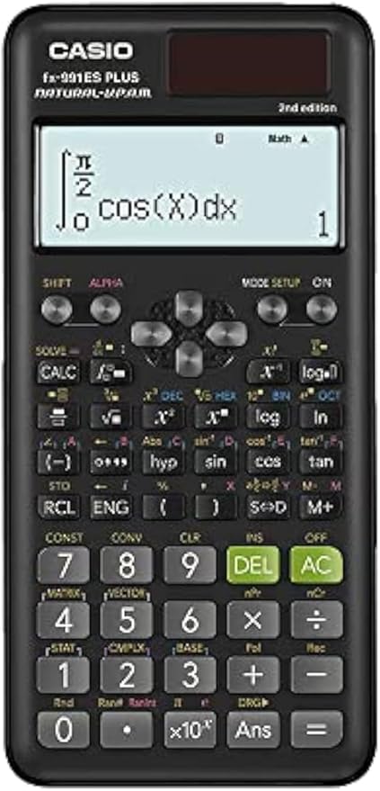 Casio FX-991ES Plus Scientific Calculator - 417 Functions | UAE Approved for Schools & Universities