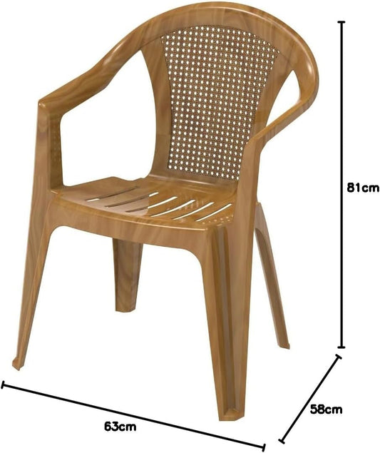 Premium Bamboo Chair Sandalwood - UAE Wide Delivery | Dubai Abu Dhabi Sharjah