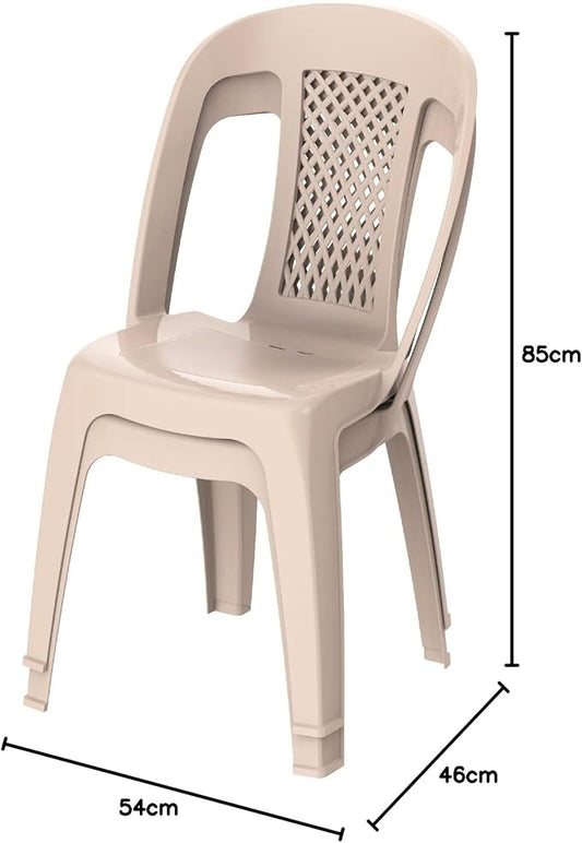 Premium Regal Chairs Set of 2 - Beige Outdoor Furniture UAE | Dubai Abu Dhabi Sharjah