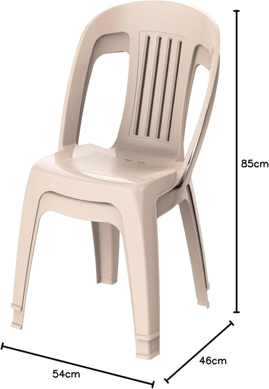 Premium Contessa Chairs Set of 2 - Beige | UAE Furniture Delivery Dubai Abu Dhabi