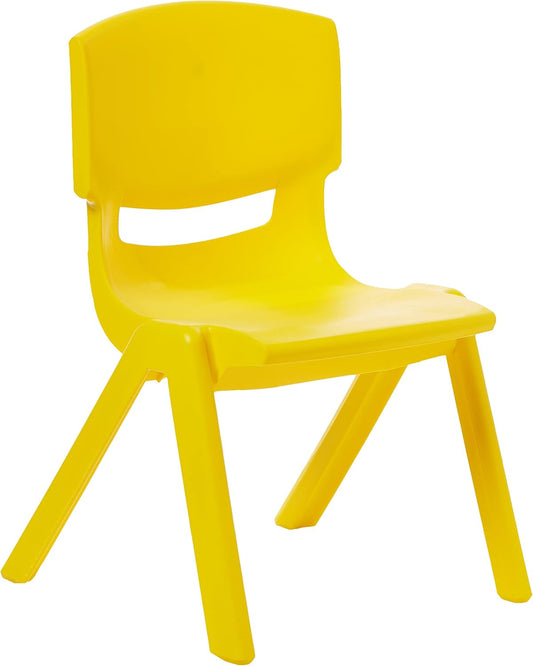 Premium Plastic Junior Deluxe Chair Yellow - Kids Furniture UAE | Dubai Abu Dhabi Sharjah