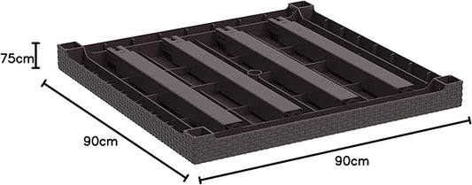 Cedarattan Dining Table Dark Brown - Premium Outdoor Furniture UAE | Dubai Abu Dhabi Sharjah