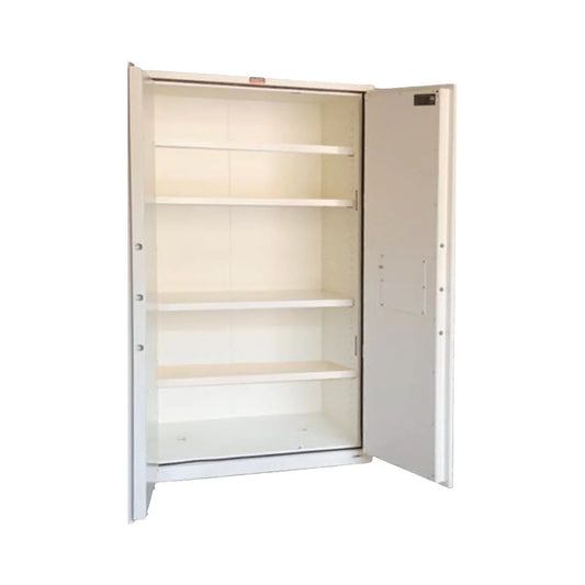 Valberg BM 1951 KL Fire-Resistant Cabinet Safe – White, Dual Key Lock System