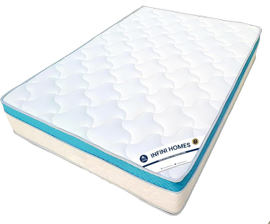 INFINI HOMES Premium High Density Foam Pocket Spring Mattress EUROTOP