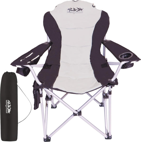 Premium Camping Chair UAE - Heavy Duty Folding Chair with Cooler Bag | Dubai Abu Dhabi Sharjah