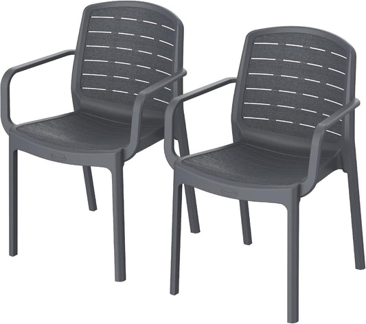 Premium Cedargrain Armchair Set - Dark Grey | UAE Furniture Collection