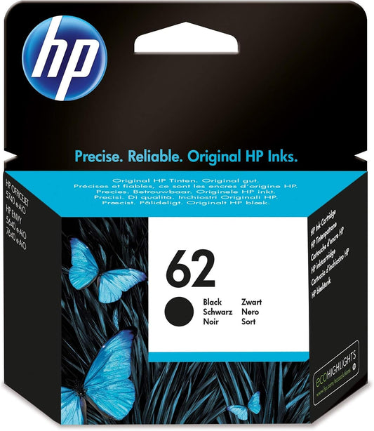 HP 62 Black Ink Cartridge Original - Dubai UAE | Standard Yield Printer Ink