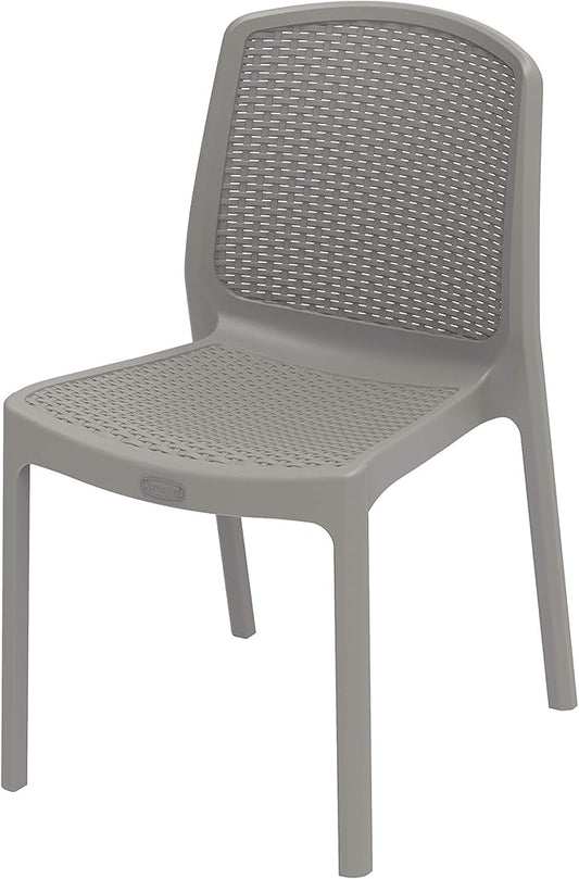 Premium Cedarattan Armless Chair UAE - Weatherproof Outdoor Furniture Dubai Abu Dhabi Grey